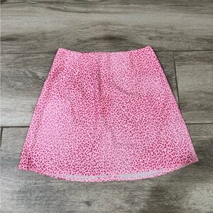 Princess Polly Pink Leopard Skirt